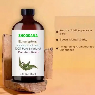 ODM / OEM Private Label Eucalyptus Essential Oil Organic Health-Nourishing Relaxation Moisturizer Soothing Oil for Body with Coconut Root