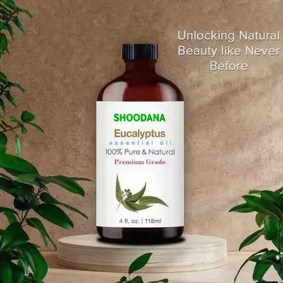 ODM / OEM Private Label Eucalyptus Essential Oil Organic Health-Nourishing Relaxation Moisturizer Soothing Oil for Body with Coconut Root