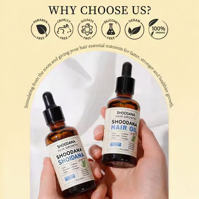 OEM / ODM Private Label Hair Care Organic Natural Scalp Treatment Peppermint Keratin Collagen Argan Tea Tree Oil Rosemary Hair Growth Oil