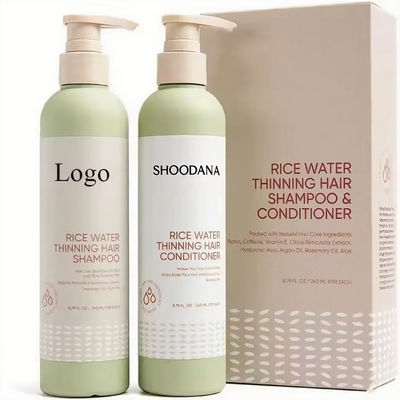 OEM / ODM Private Label Hydrating Organic Anti Hair Loss Rice Water Shampoo and Conditioner Hair Care for Oily Skin