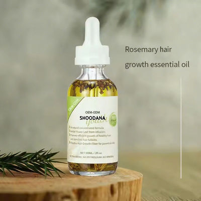 OEM / ODM 100% Natural Organic Tea Tree Oil Infused Rosemary Scalp Care Serum Our Own Brand Hair Treatment and Growth Oil for Men Women