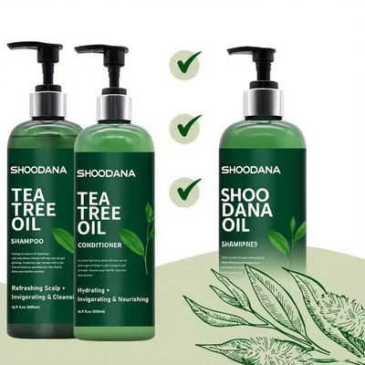 OEM / ODM Private Label Organic Shampoo With Tea Tree & Aloe Professional Salon Hair Care Hair Care in Bulk Shampoo Conditioner Hotel