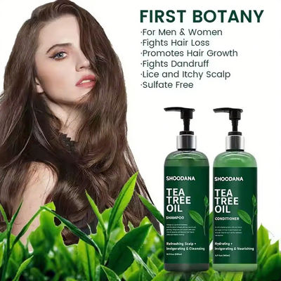 OEM / ODM Private Label Organic Shampoo With Tea Tree & Aloe Professional Salon Hair Care Hair Care in Bulk Shampoo Conditioner Hotel
