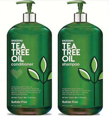 OEM / ODM Natural Tea Tree Oil Hair Care Products Organic Shampoo and Conditioner Nourishing Hair Grow Shampoo for Men and Women