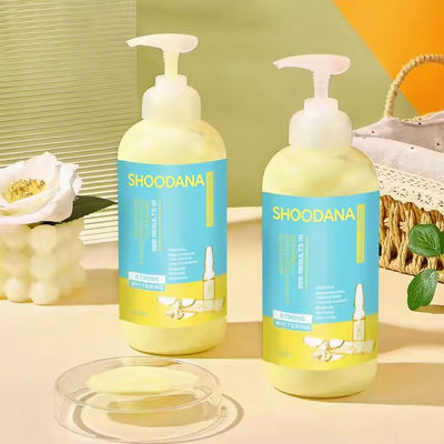 ODM / OEM Body Lotion Factory 500ml Vitamin C Fruit Acid Whitening Body Lotion AHA Moisturizing Brightening Body Lotion Wholesale
