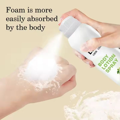 ODM / OEM 120ml Body Milk Nourishing Spray Glycerin Niacinamide Retinol Brightening Firming Lightening Body Lotion Moisturize Spray