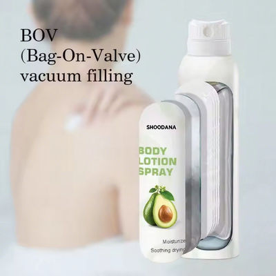 ODM / OEM 120ml Body Milk Nourishing Spray Glycerin Niacinamide Retinol Brightening Firming Lightening Body Lotion Moisturize Spray
