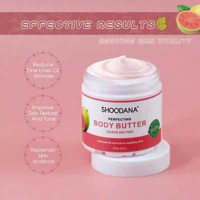 ODM / OEM Skin Care Organic Guava Nectar Shea Butter Aloe Soothing Brightening Body Butter Lotion Moisturizing Body Lotion Cream