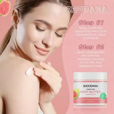 ODM / OEM Skin Care Organic Guava Nectar Shea Butter Aloe Soothing Brightening Body Butter Lotion Moisturizing Body Lotion Cream