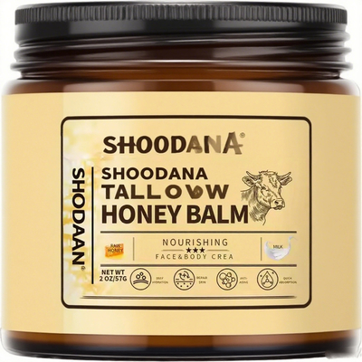 OEM / ODM Factory's Korean Skin Care Organic Body Butter Natural Honey Tallow Balm Vitamins Moisturizing Face Cream Beef Lotion