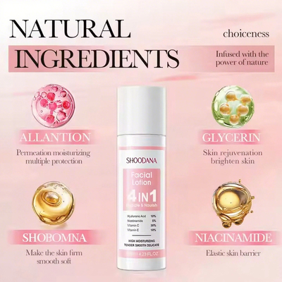 OEM / ODM High Quality 4-in-1 Face Cream & Lotion Niacinamide Vitamin C Vitamin E Serum