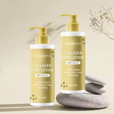 Custom Soothing Whitening Body Cream 300g Moisturizing Antiaging Collagen Body Lotion