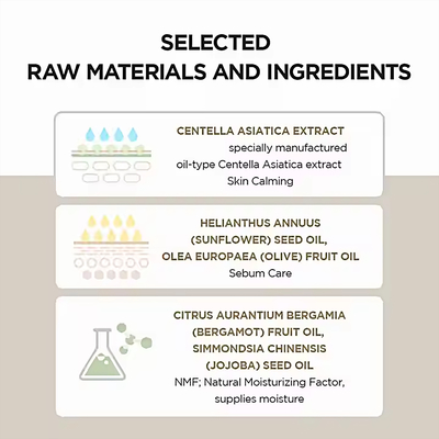 Cosmetics Make up Natural Light Formula Centella Makeup Remover Deep Cleansing Oil for Face Private Label