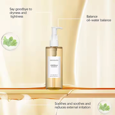 Customized Refreshing and Gentle Cleansing Face and Lip Makeup Remover Eyes and Lips Centella Asiatica Cleansing Oil