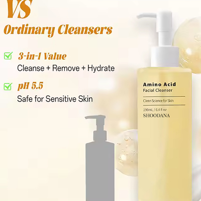 Organic Amino Acid 3-in-1 Gentle Pore Cleanser Deep Cleansing Pure Cleansing Oil Makeup Remover Moisture Lock