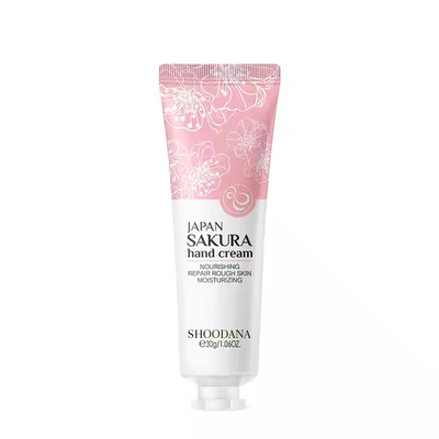 Sakura Blossom Moisturizing Hand Lotion 30g Refreshing Nourishing Anti-Wrinkle Repair Skin Care Whitening Hand Cream