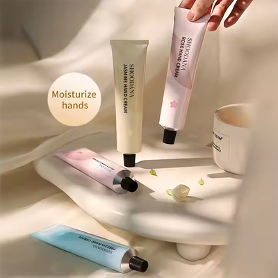 Hand Cream Custom Private Label Natural Exfoliating Moisturizing Whitening Fragrance Hand Care Cream