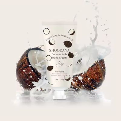 Private Label Moisturizing Whitening Coconut Milk Hydrating Hand Cream Lotion