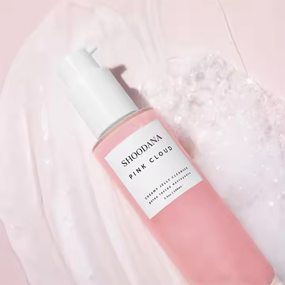 OEM / ODM Private Label Gentle Whitening Face Cleansing Lotion Rose Deep Wash Pink Cloud Organic Herbal Ingredients Liquid Form