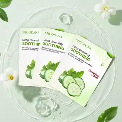 Wholesale Natural Plant Mask Beauty Skin Care Moisturizing Nourishing Cucumber Face Mask