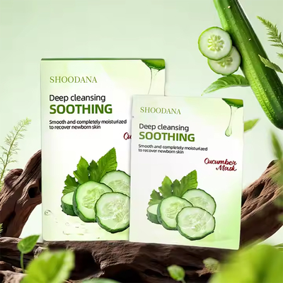 Wholesale Natural Plant Mask Beauty Skin Care Moisturizing Nourishing Cucumber Face Mask