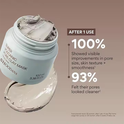 Super Volcanic Pore Clay Mask Korean Pore Clearing Clay Mask with Volcanic Clusters and AHA korea skincare k beauty