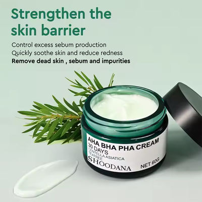 Free Sample Centella Face Moisturizer Refreshing Soothing Mild Exfoliating Aha Bha Pha Cream