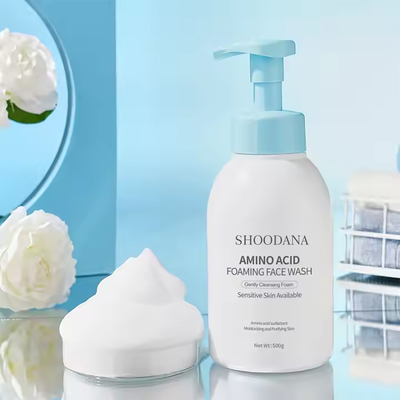 New Arrivals Amino Acid Foaming Facial Wash Gently Cleansing Facial Cleanser Moisturizing and Purifying Skin Foam Face Wash
