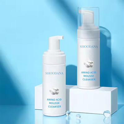 Cosmetics Private Label Organic Salycylic Acid Acne Mousse Face Wash Men's Amino Acid Facial Cleanser Foam