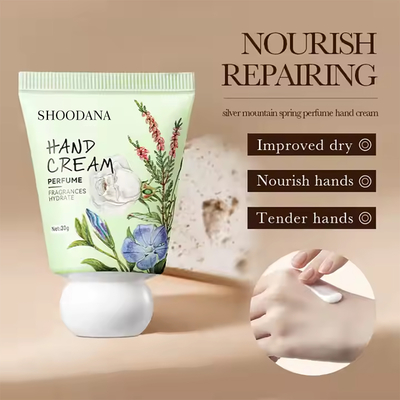 Wholesale Organic Hand Cream with Rose Fruit Scents Moisturizing Whitening Private Label Available