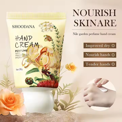 Wholesale Organic Hand Cream with Rose Fruit Scents Moisturizing Whitening Private Label Available