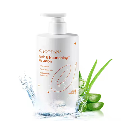 Black Skin Whitening Body Lotion Vitamin E Body Lotion 480ml Brightening Body Cream