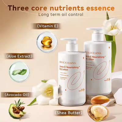Black Skin Whitening Body Lotion Vitamin E Body Lotion 480ml Brightening Body Cream