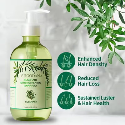 Private Label Natural Ingredient Hair Care Products Wholesale Organic Biotin Rosemary Strengthening Smoothing Shampoo