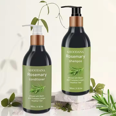 Natural Organic Hair Growth Care Set Anti-Hair Loss Rosemary Shampoo and Conditioner