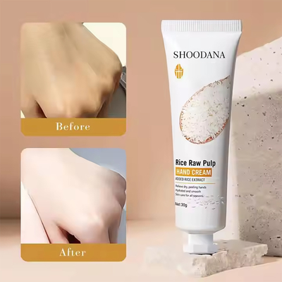 Natural Hand Creams Whitening Moisturizing Hand Cream Repairing Rice Extract Cream for Women Wholesale