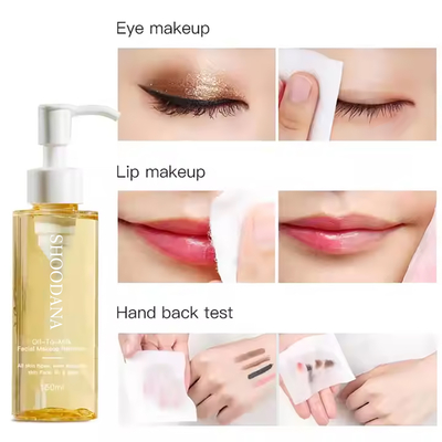 Private Label Liquid Makeup Remover Face Cleansing Oil Moisturizing Makeup Remover Deep Cleansing Oil for All Skin Types
