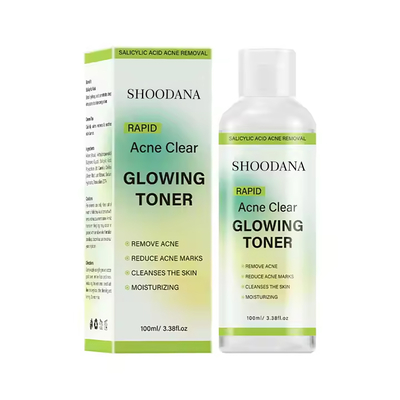 New Salicylic Acid Repair Clear Glowing Toner for Face Skin Tone Whitening Deep Hydration Facial Toner