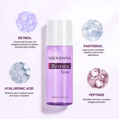 Neutriherbs Gentle Formula Anti-Wrinkles Hydrating Smoothing Custom Logo Retinol Facial Toner