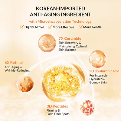 Wholesale 3-in-1 Korean Peptide Hyaluronic Acid Facial Toner Organic Moisturizing Natural Vegan Anti Aging Wrinkle Face Toner