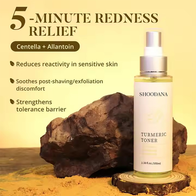 Private Label Skin Care Face Mist Spray Calming Hydrating Soothing Facial Vitamin C Turmeric Skin Toner