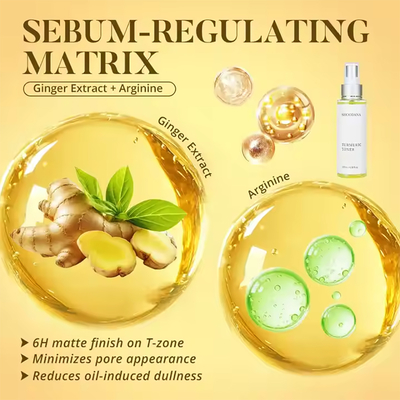 Private Label Skin Care Face Mist Spray Calming Hydrating Soothing Facial Vitamin C Turmeric Skin Toner