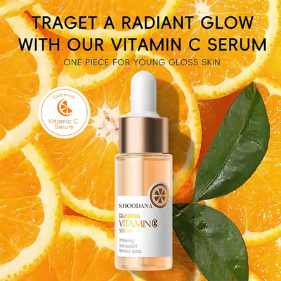 Hot Sale Face Care Serum Beauty Facial Vitamin C Brightening Serum With Vitamin E Hyaluronic Acid Serum for Face