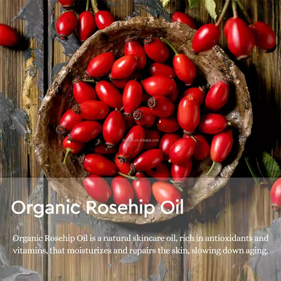 Private Label Rose Seed Oil Face Repairs Care Keep Hair Shiny 30ml Skin Moisturizing Brightening Quickly Absorbed Face Oil