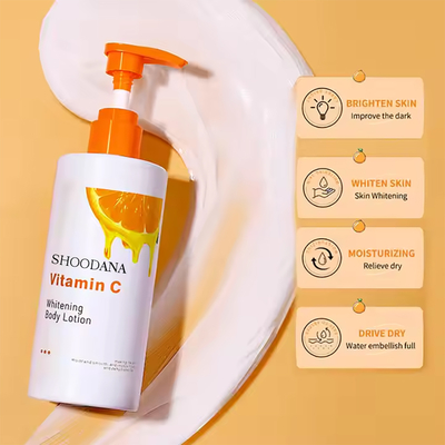 Private Label Factory Price Vitamin C HYALURONIC ACID Lotion Whitening Brighten Moisturizer Body Lotion