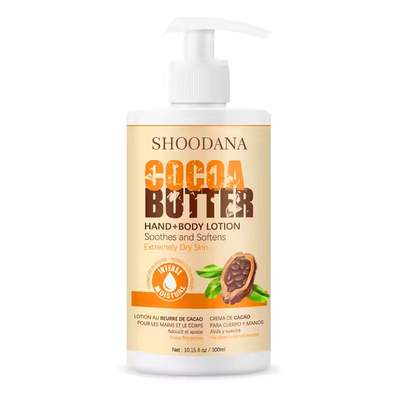 Hot Sale Cocoa Butter Body Lotion Natural Smoothing Moisturizing Whitening Hand Face Hydrating Body Lotions Cocoa Butter Cream
