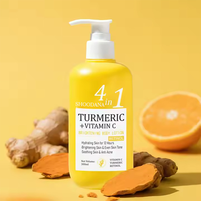 Turmeric Vitamin C Whitening Body Lotion Anti Acne Hydrating Brightening Body Lotion for Women Vitamin C Retinol Body Lotion